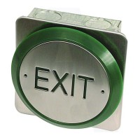 Asec All Active Small Push Plate Exit Button