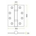 VHP243S Grade 14 High Performance Hinge VHP243S - Grant Haze Architectural Ironmongers and Builders Merchants VHP243S Grade 14 High Performance Hinge (VHP243S) Grant Haze Architectural Ironmongers and Builders Merchants