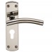 Steelworx Residential Curved Lever on Backplate (CSLP1163) Grant Haze Architectural Ironmongers and Builders Merchants