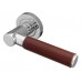 Ascot Leather Lever on Rose - JV4010 (JV4010) Grant Haze Architectural Ironmongers and Builders Merchants