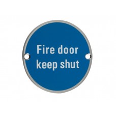 Fire Door Signage 75mm diameter Fire Door Signage 75mm diameter