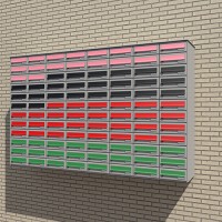 Wall mounted Mailboxes  - (MAILBOXWALL)