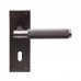 Varese Lever on Backplate Lock EUL051 (EUL051) Grant Haze Architectural Ironmongers and Builders Merchants