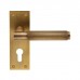 Varese Lever on Backplate Lock EUL051 (EUL051) Grant Haze Architectural Ironmongers and Builders Merchants
