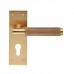 Varese Lever on Backplate Lock EUL051 (EUL051) Grant Haze Architectural Ironmongers and Builders Merchants