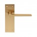 Velino Lever on Backplate Latch EUL022 (EUL022) Grant Haze Architectural Ironmongers and Builders Merchants