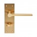 Velino Lever on Bathroom Backplate EUL023 (EUL023) Grant Haze Architectural Ironmongers and Builders Merchants