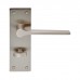 Velino Lever on Bathroom Backplate EUL023 (EUL023) Grant Haze Architectural Ironmongers and Builders Merchants
