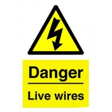 Danger Live Wires Danger Live Wires
