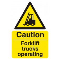 Caution Fork Lift Trucks Caution Fork Lift Trucks